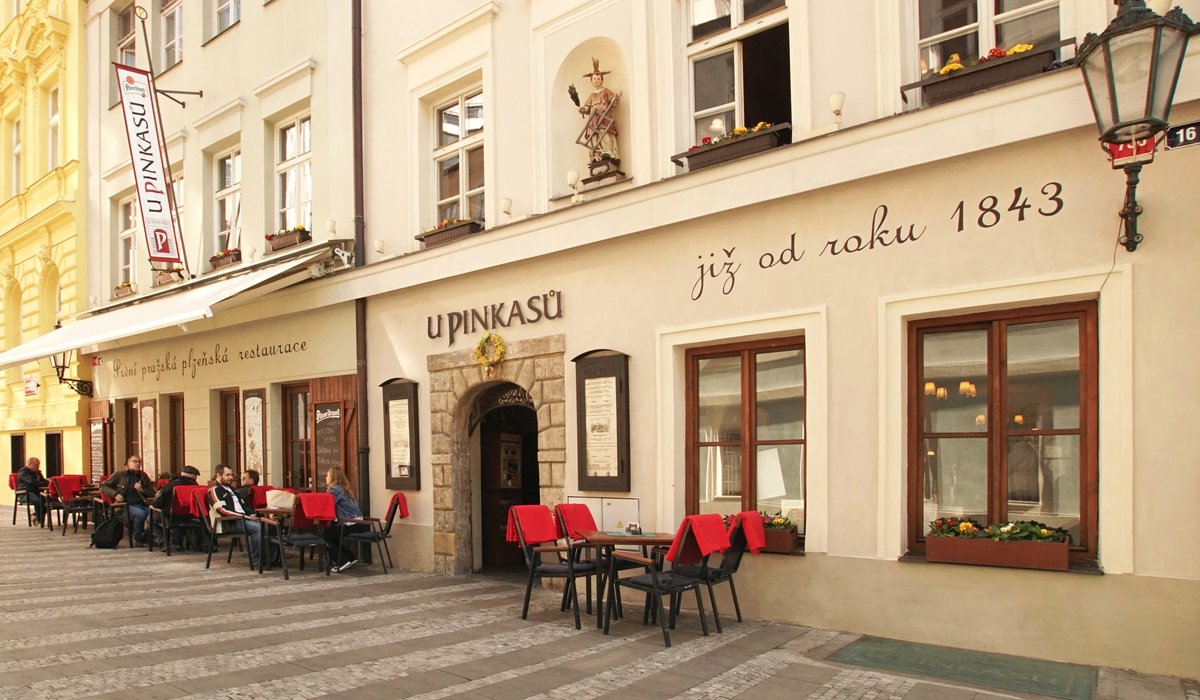 Traditionelle tschechische Kche und das beste Pilsner Bier in Prag im Restaurant U Pinkas.